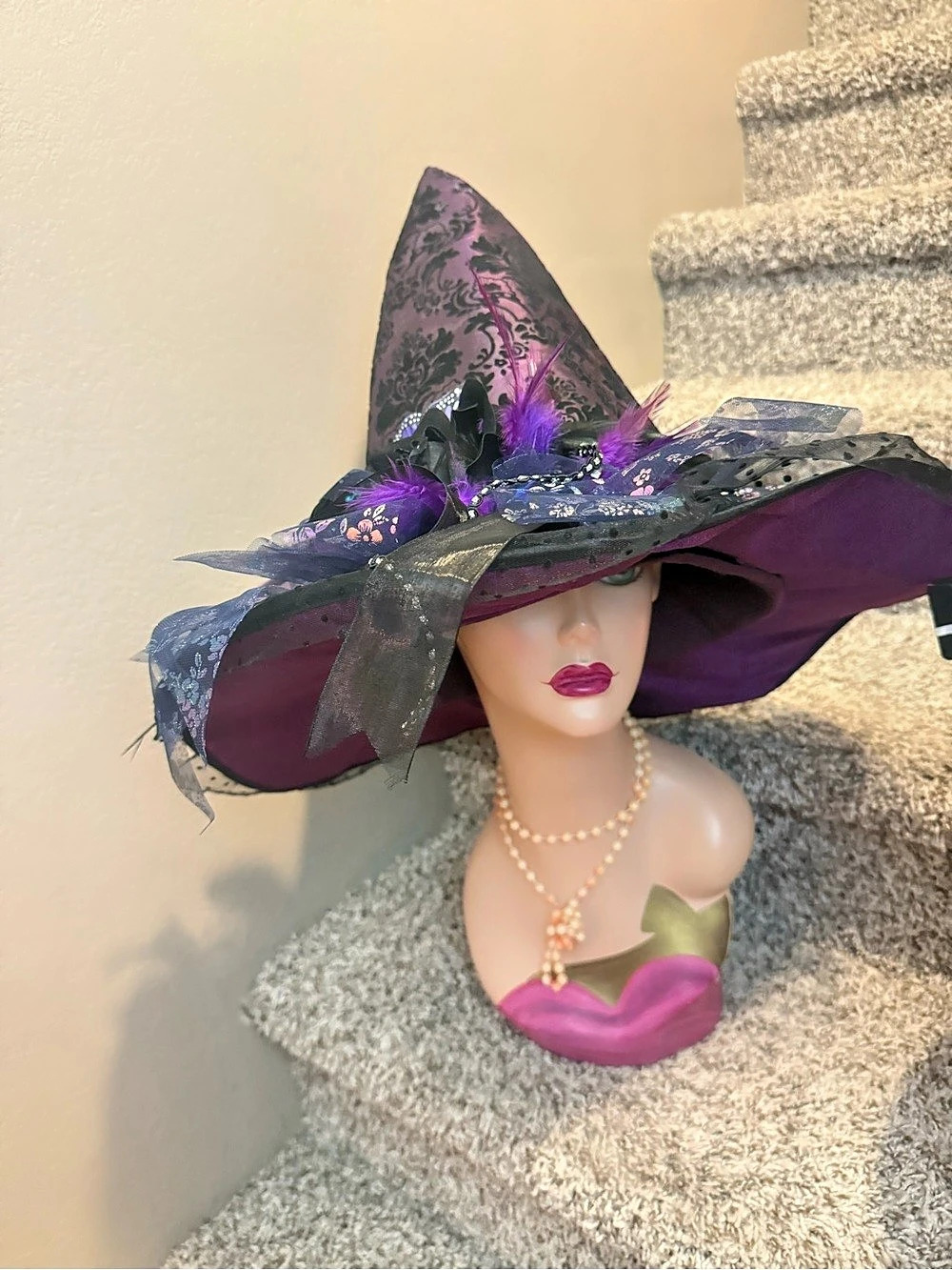 Purple & Black Witch Hat blizzard